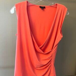Sleeveless orange top from Talbots